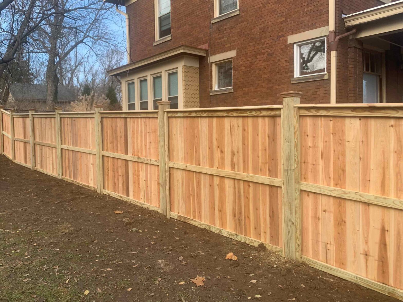 Photo of wood Northern Kentucky residential fencing